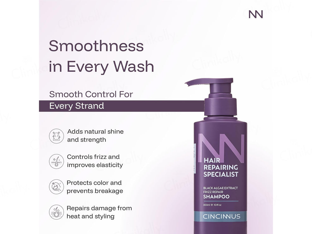 Cincinnus Black Algae Extract Frizz Repair Shampoo