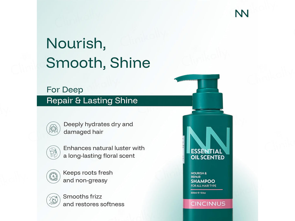 Cincinnus Essential Oil Scented Nourish & Repair Shampoo