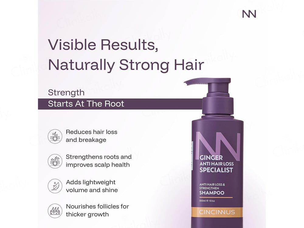 Cincinnus Ginger Anti Hair Loss & Strengthen Shampoo