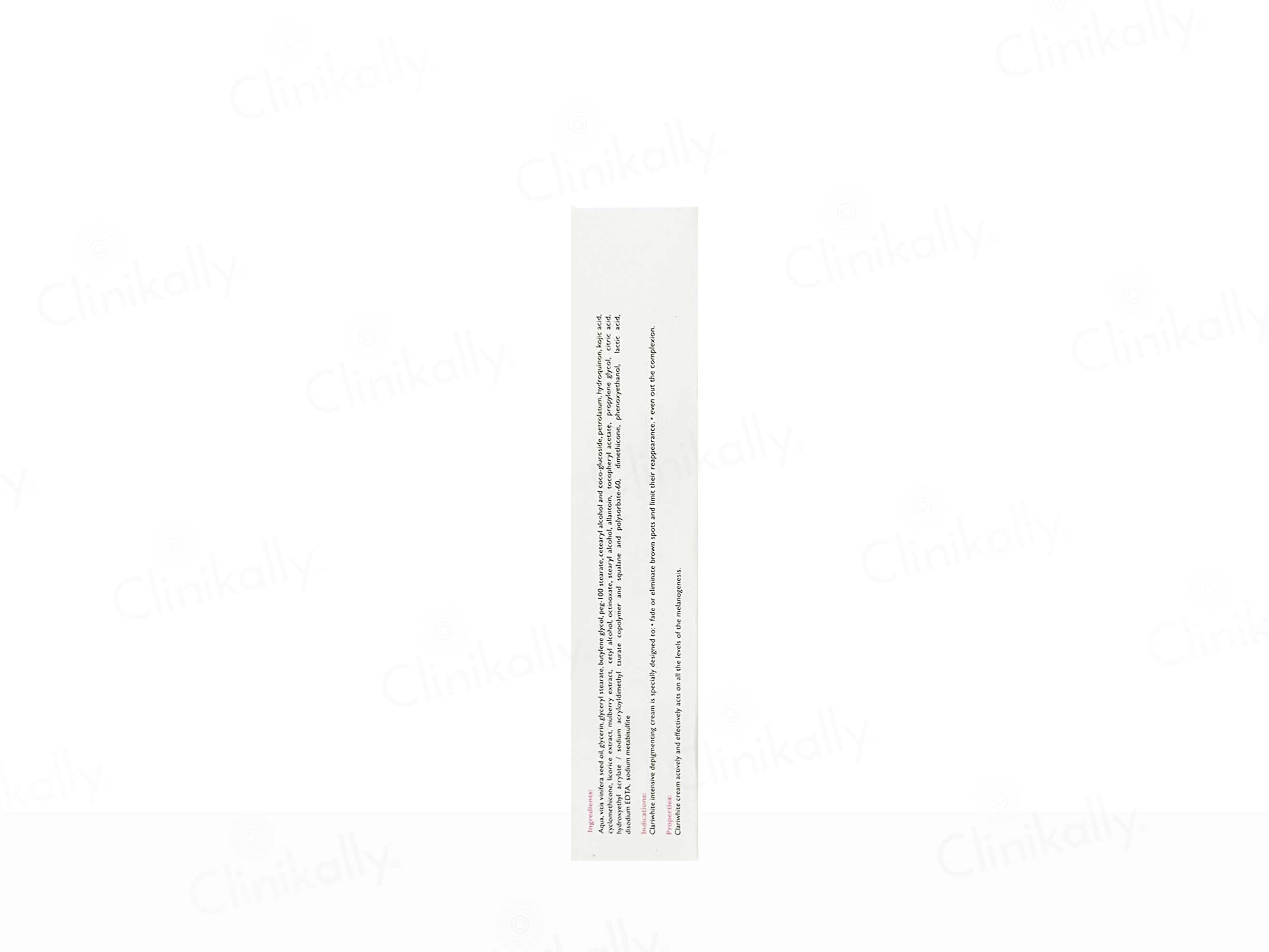 Kemiq Clariwhite Intensive Depigmenting Cream