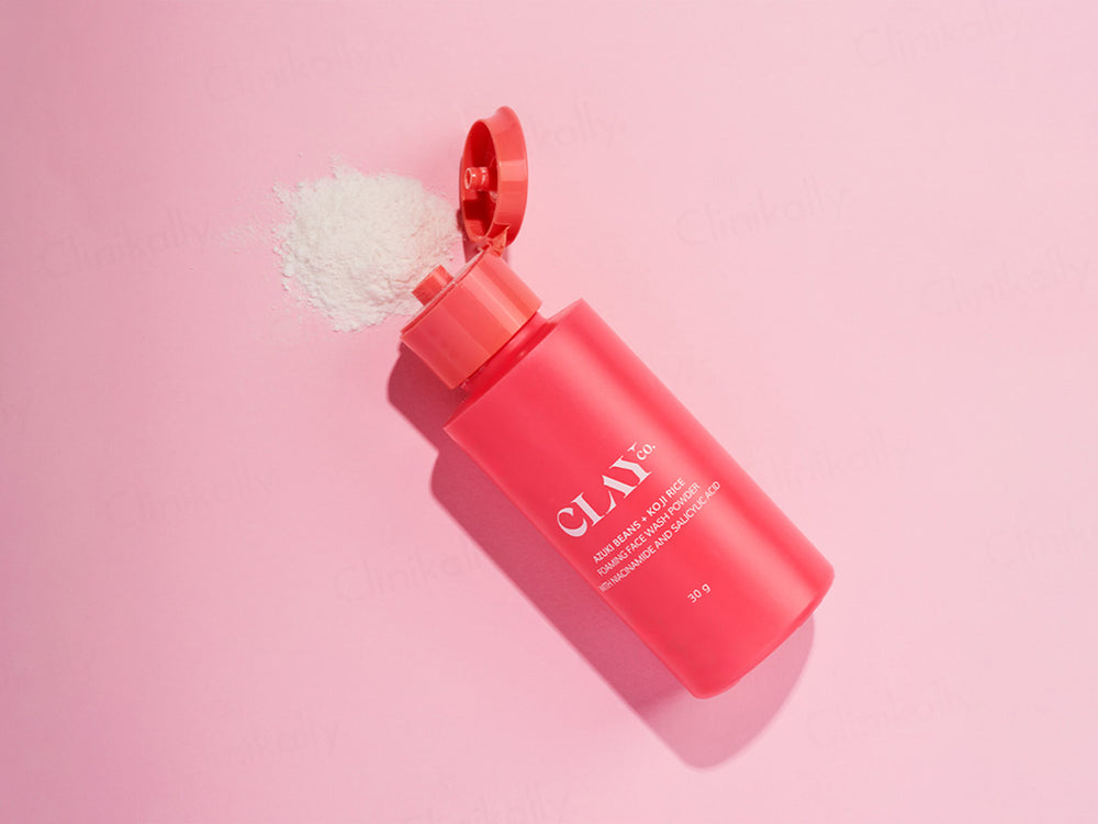 ClayCo Azuki Beans + Koji Rice Foaming Face Wash Powder With Niacinamide & Salicylic Acid