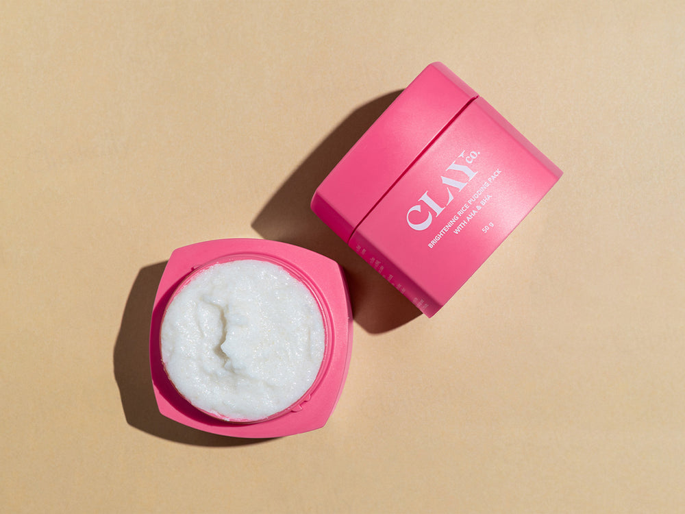 ClayCo De Tan Brightening Rice Pudding Face Pack With AHA & BHA