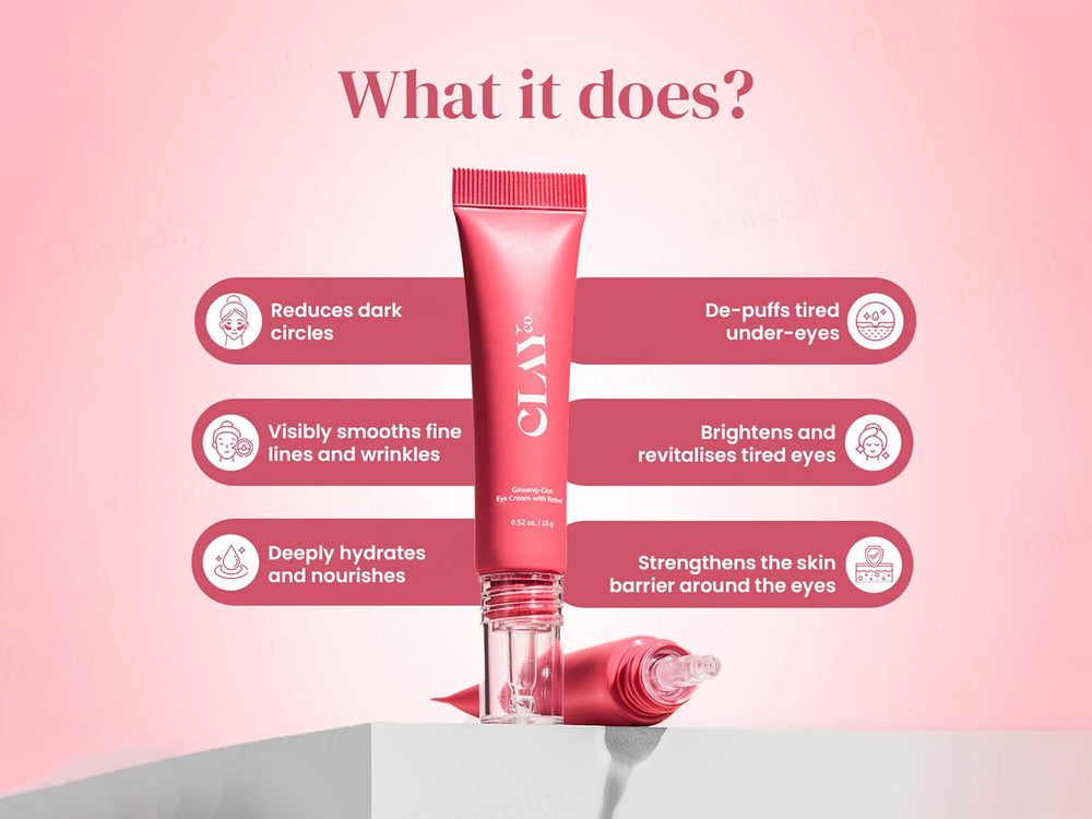 ClayCo Ginseng Cica Eye Cream With Retinal