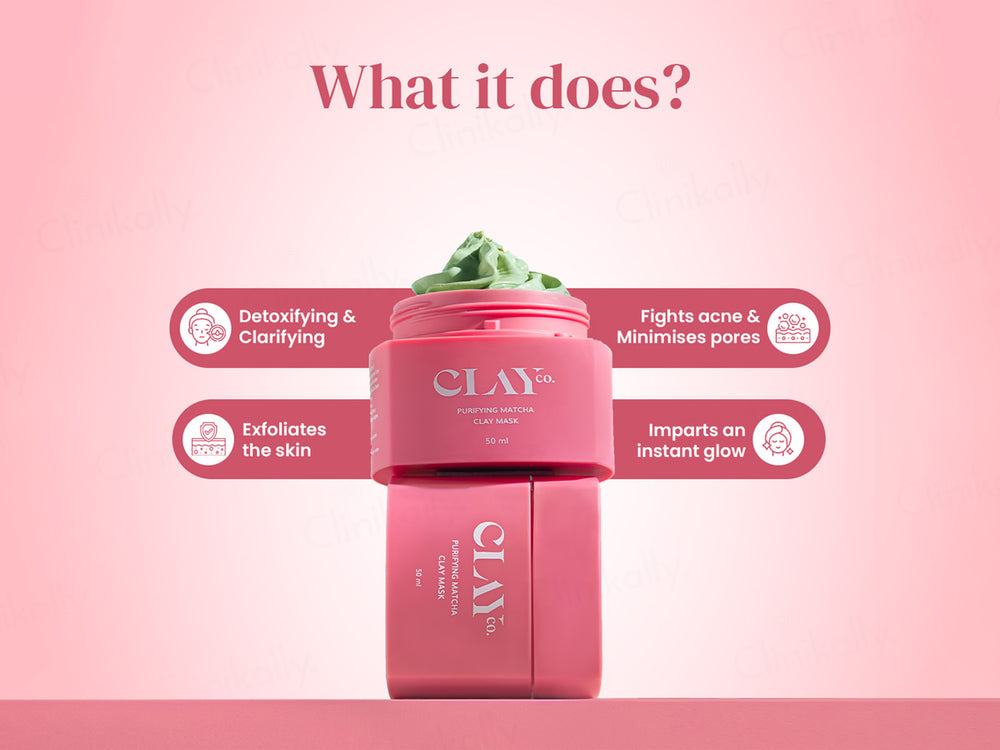 ClayCo Purifying Matcha Clay Face Mask