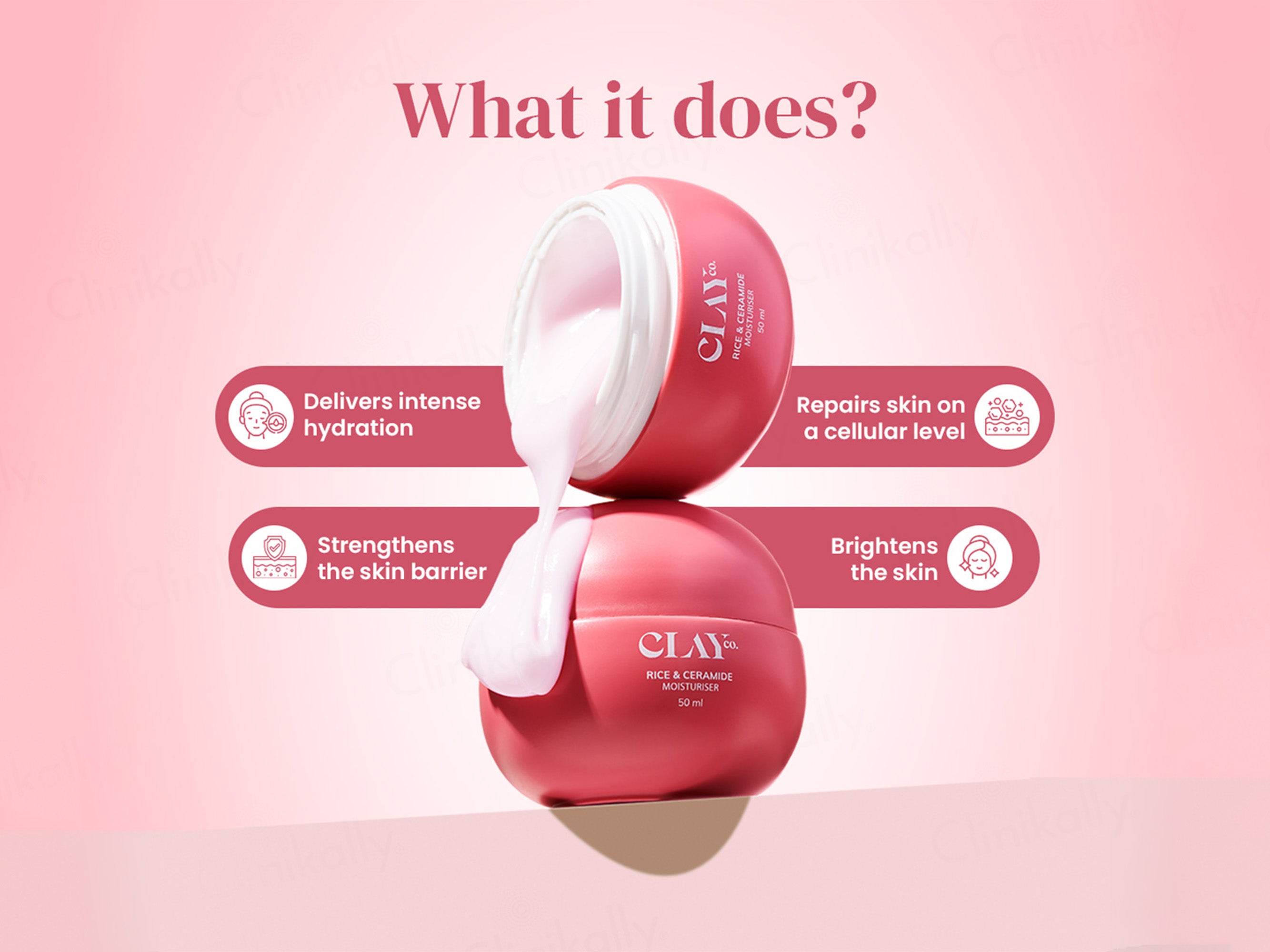 ClayCo Rice & Ceramide Moisturiser With Vitamin B12 & Cica Exosomes