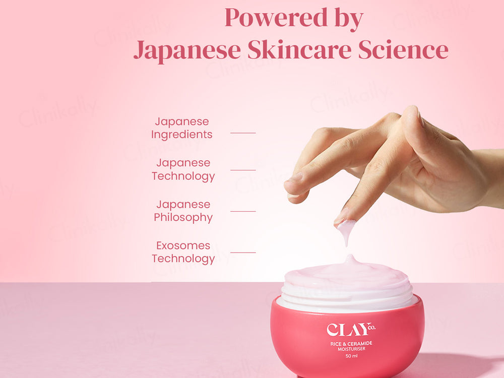 ClayCo Rice & Ceramide Moisturiser With Vitamin B12 & Cica Exosomes