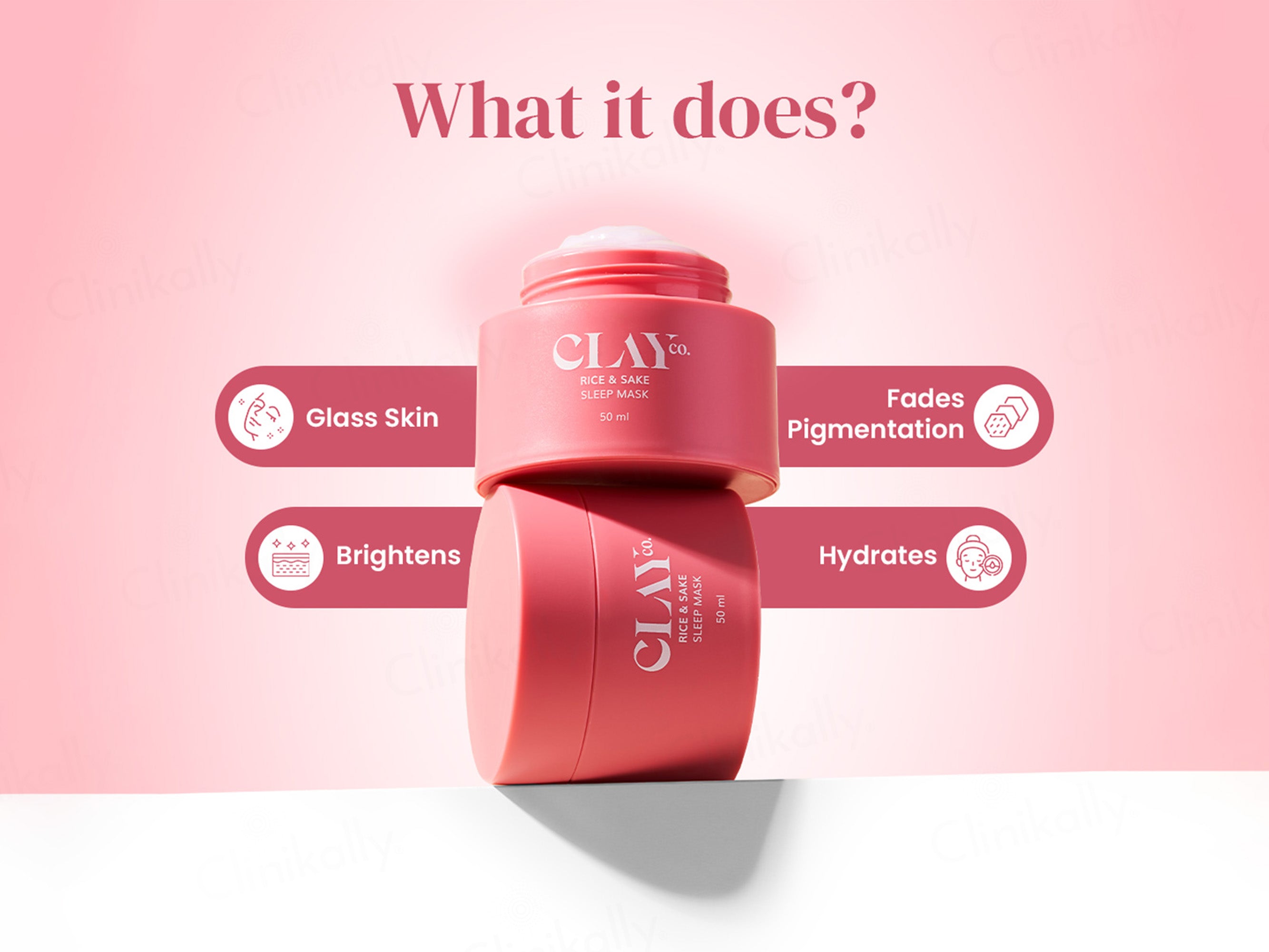 ClayCo Rice & Sake Sleep Face Mask