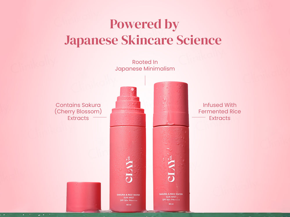 ClayCo Sakura & Rice Water Sun Mist Sunscreen SPF 50+ PA++++