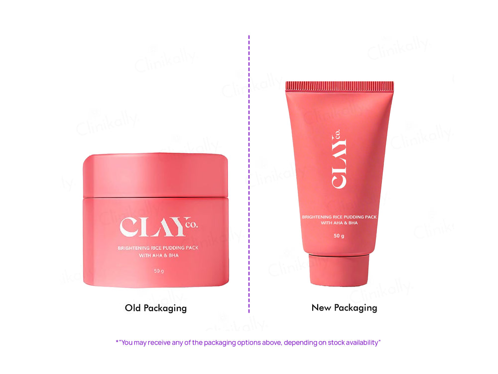ClayCo De Tan Brightening Rice Pudding Face Pack With AHA & BHA