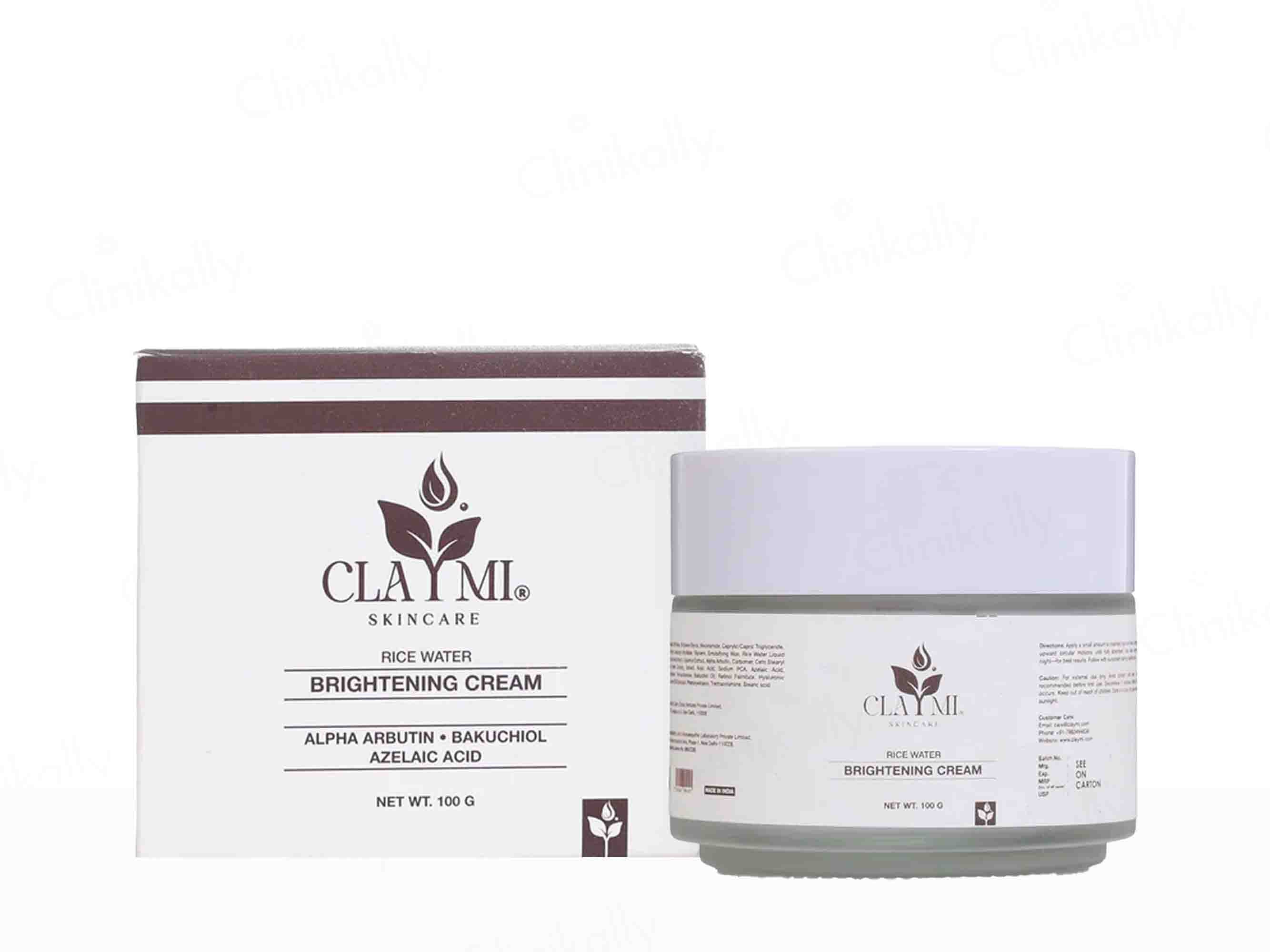 Claymi Rice Water Brightening Cream
