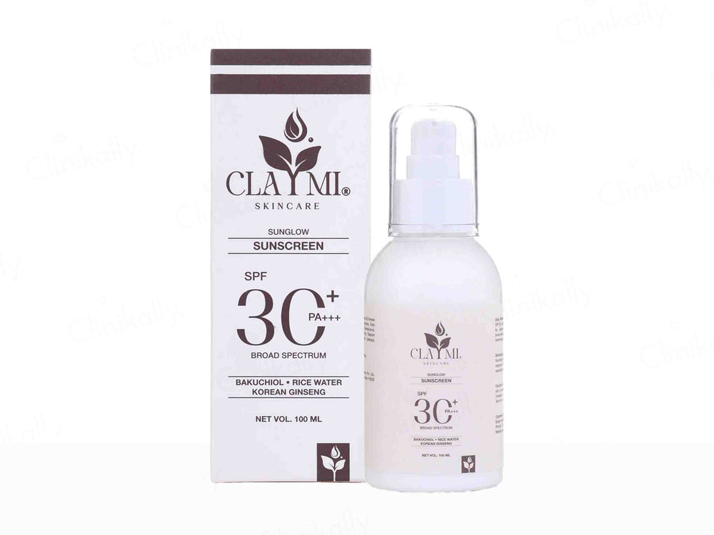 Claymi Sunglow Broad Spectrum Sunscreen SPF 30+ PA+++