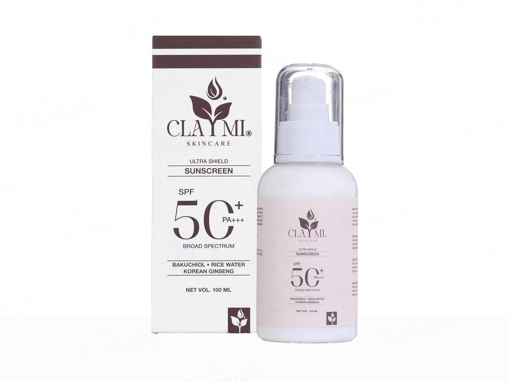 Claymi Ultra Shield Broad Spectrum Sunscreen SPF 50+ PA+++