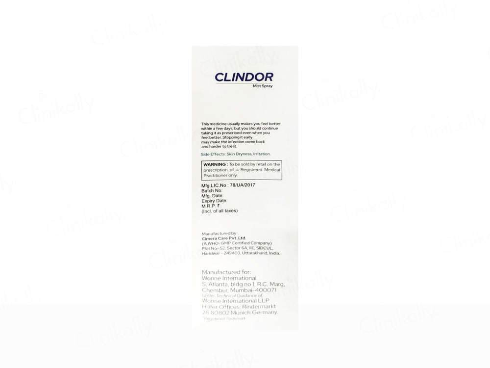 Clindor Mist Spray