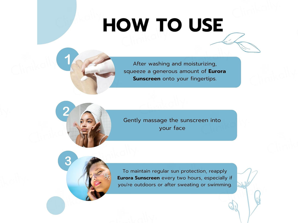 Clinq Eurora The Lightest 1% Hyaluronic Acid Aqua Sunscreen Gel SPF 50 PA++++