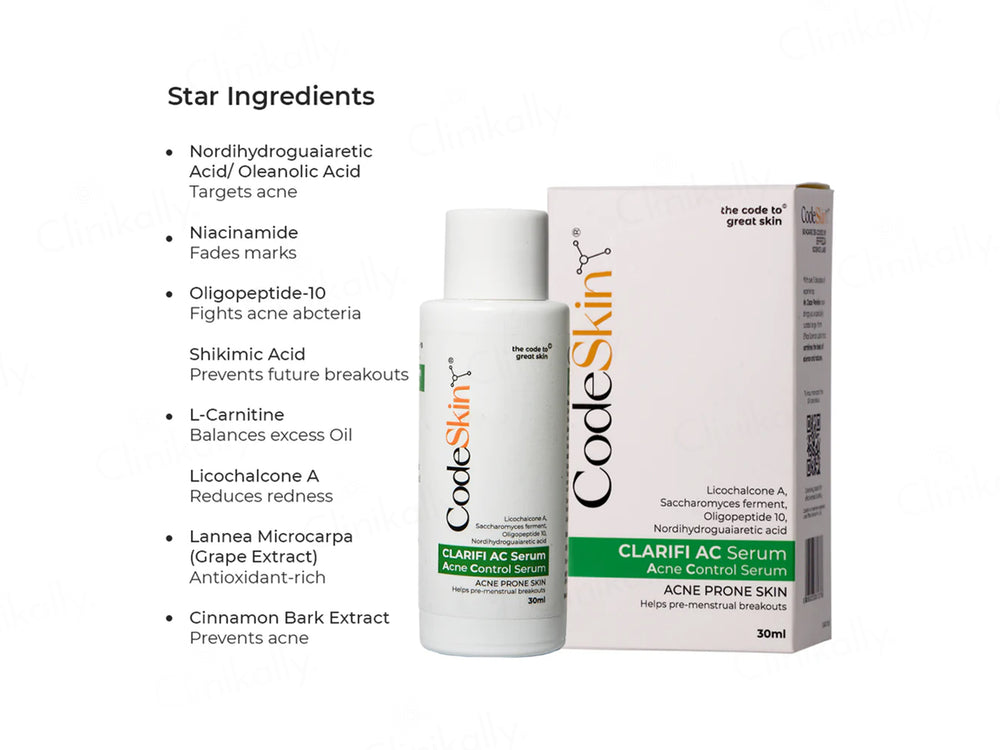CodeSkin Clarifi AC Acne Control Face Serum