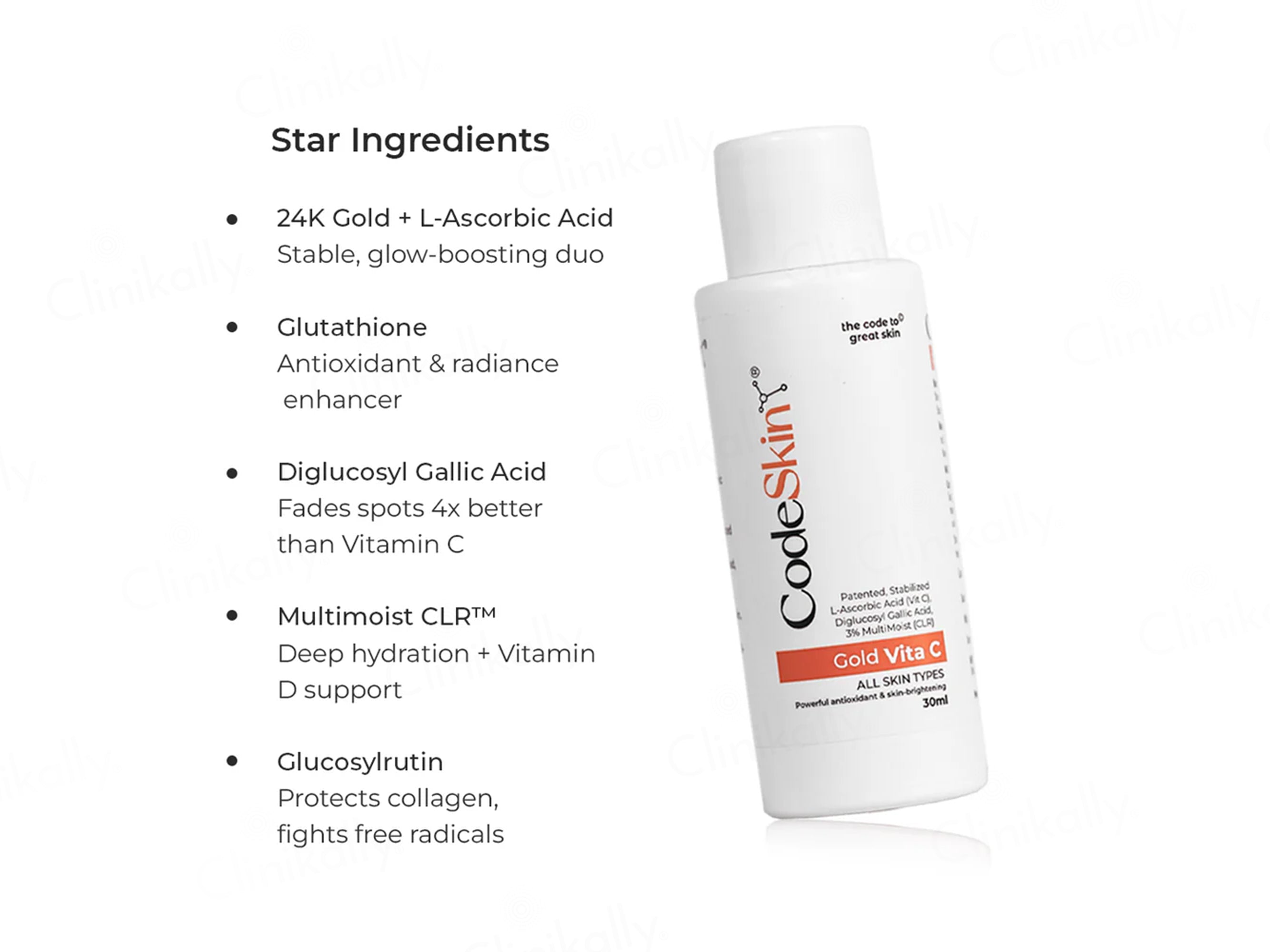 CodeSkin Gold Vita C Face Serum