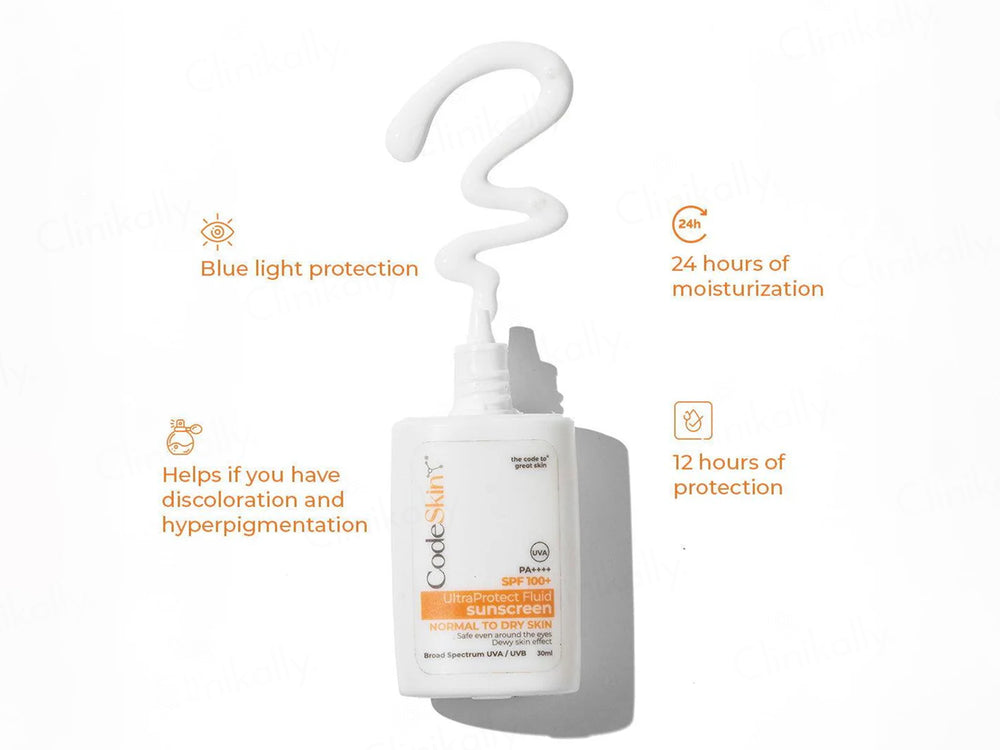 CodeSkin UltraProtect Fluid Sunscreen SPF 100+ PA++++