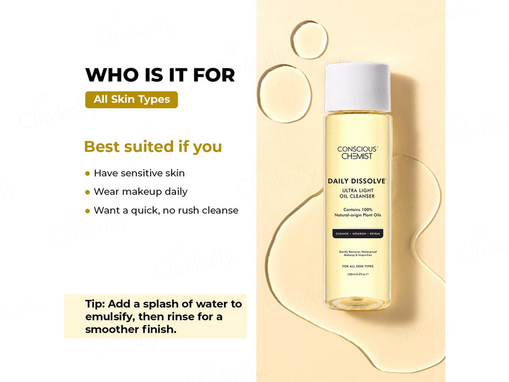 Conscious Chemist Daily Dissolve Ultra Light Oil Cleanser