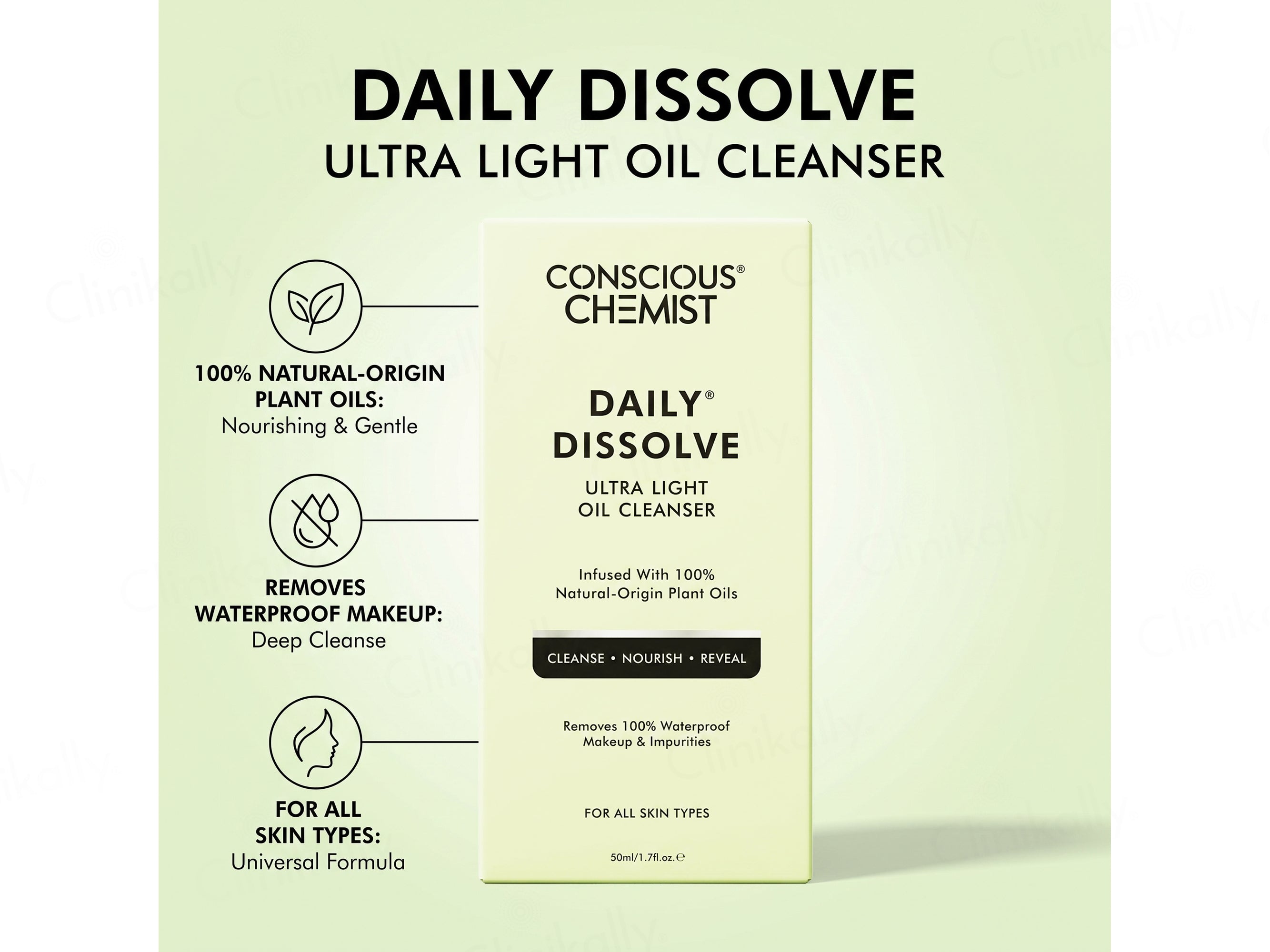 Conscious Chemist Daily Dissolve Ultra Light Oil Cleanser