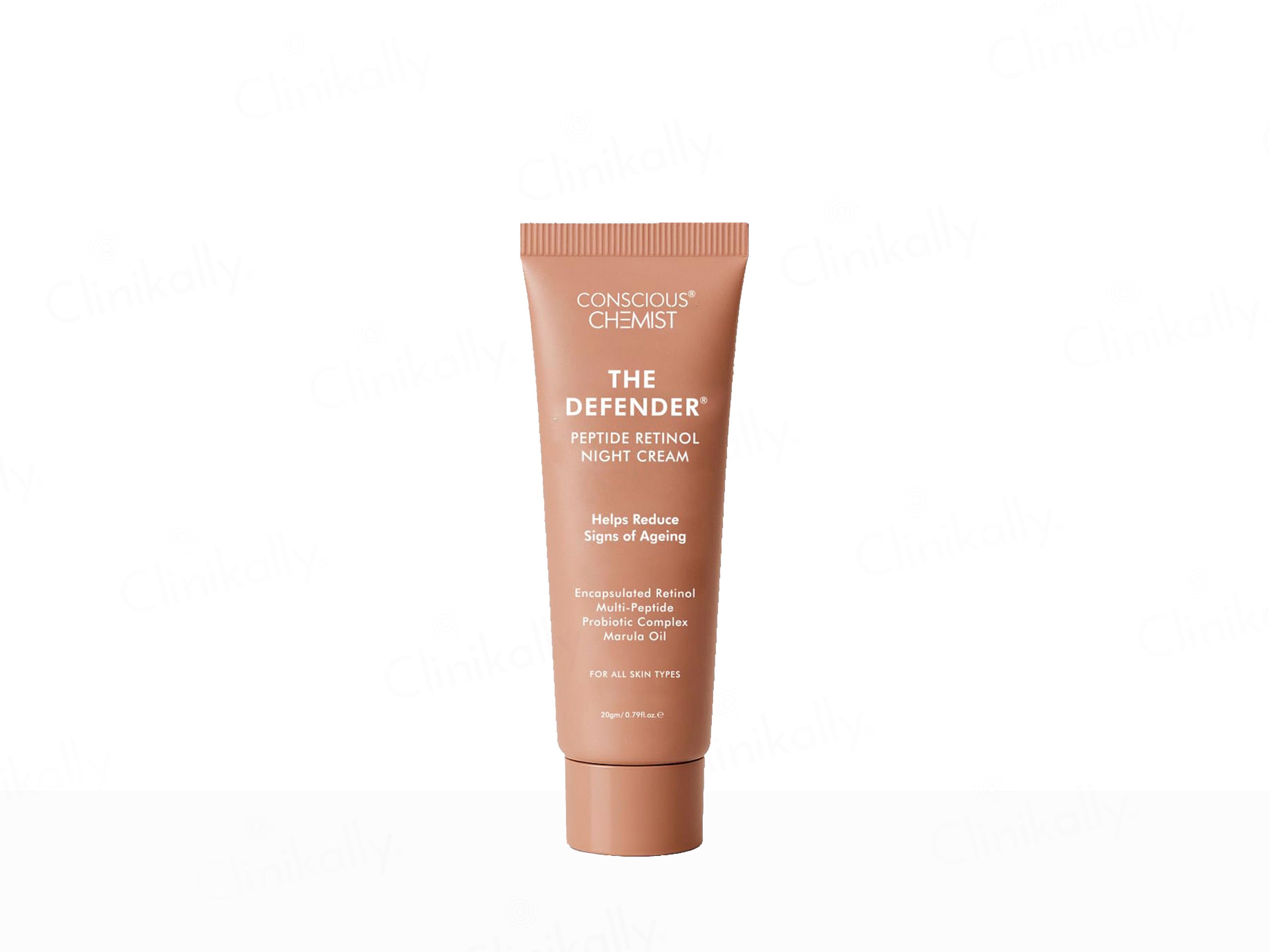 Conscious Chemist The Defender Peptide Retinol Night Cream