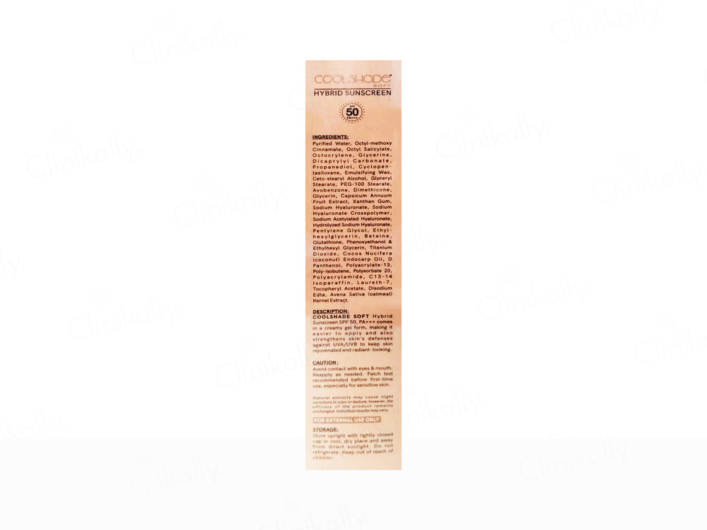 Coolshade Soft Hybrid Sunscreen SPF 50 PA+++