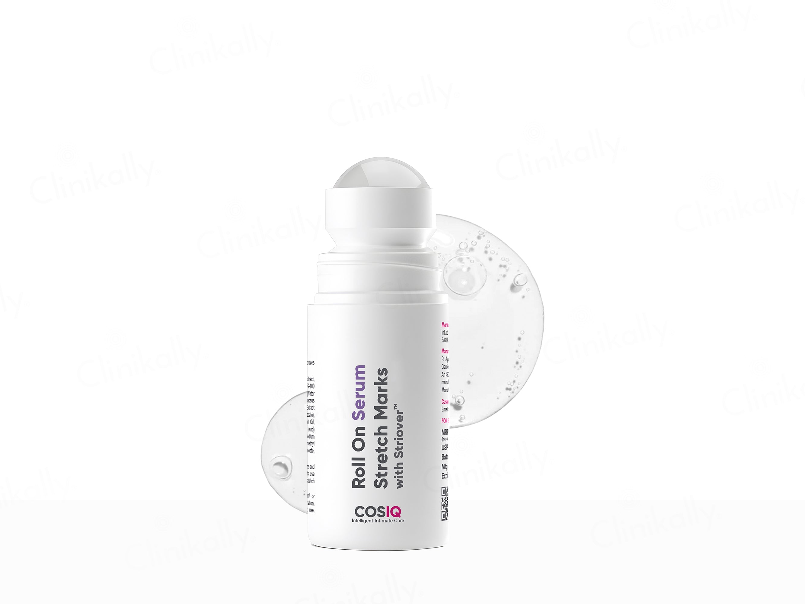 CosIQ Stretch Marks Removal Roll-On Serum With Striover