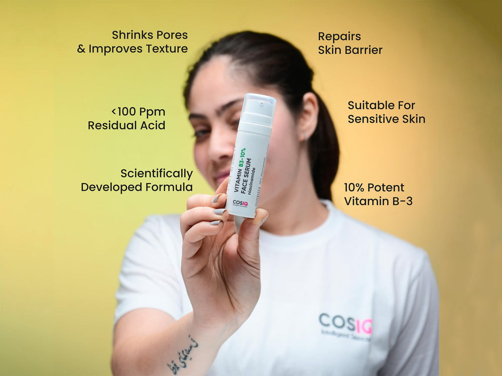 CosIQ Vitamin B3-10% Niacinamide Face Serum