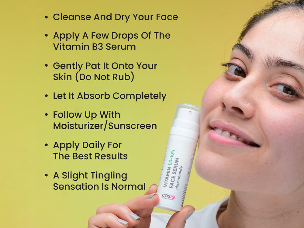CosIQ Vitamin B3-10% Niacinamide Face Serum