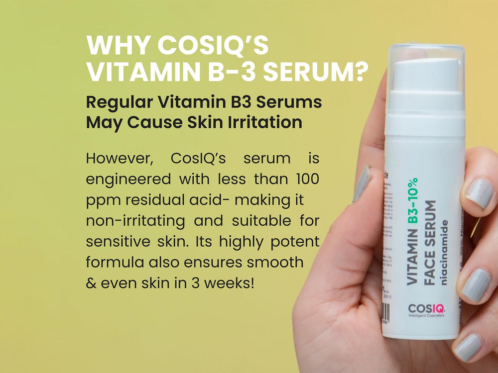 CosIQ Vitamin B3-10% Niacinamide Face Serum