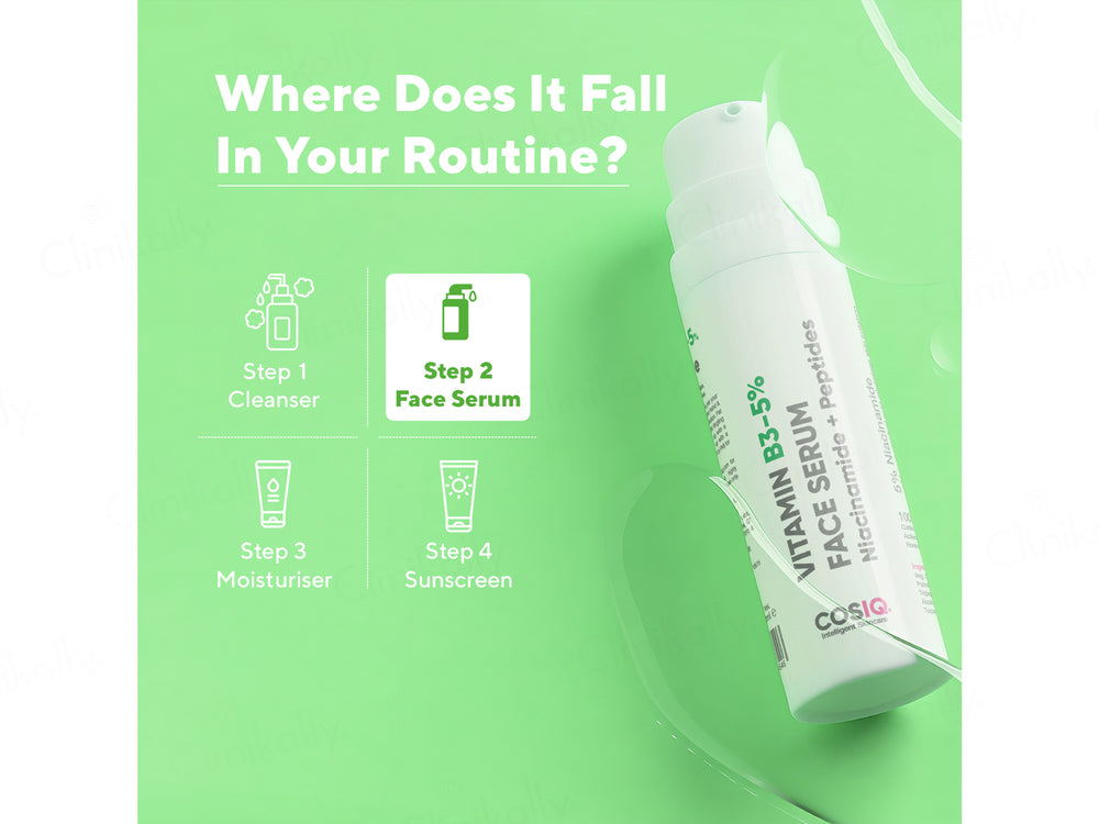 CosIQ Vitamin B3-5% Niacinamide Face Serum