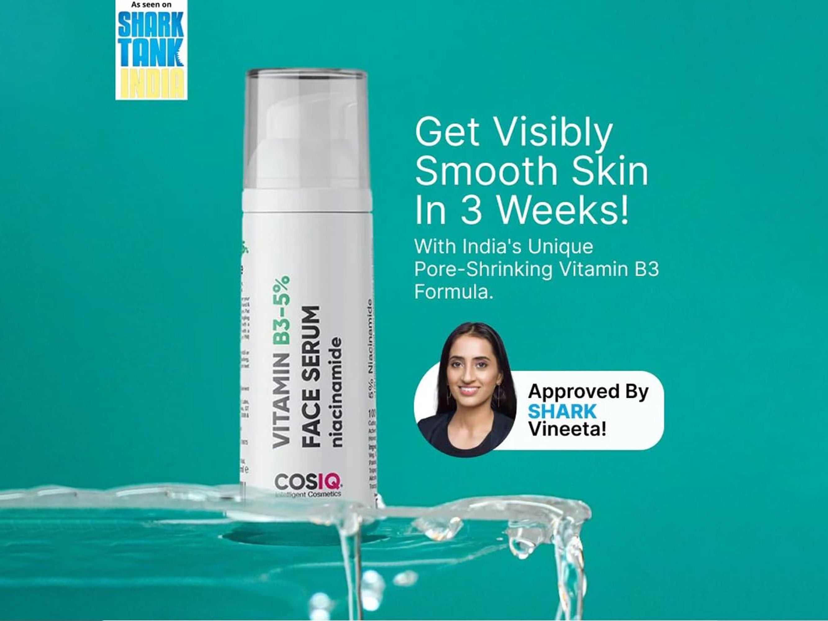 CosIQ Vitamin B3-5% Niacinamide Face Serum