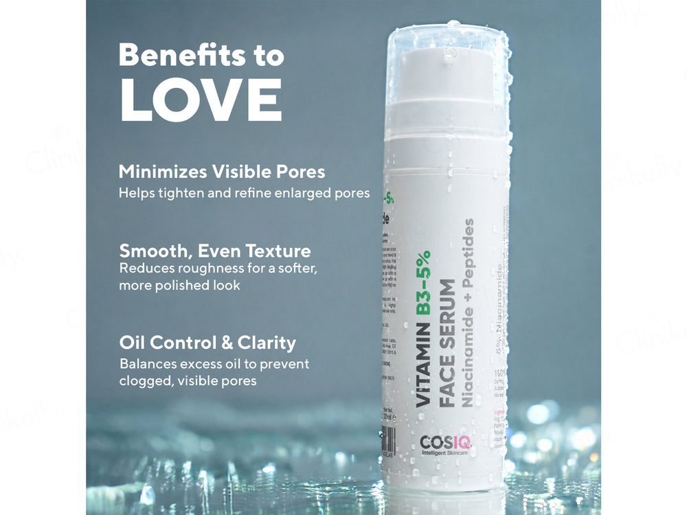 CosIQ Vitamin B3-5% Niacinamide Face Serum