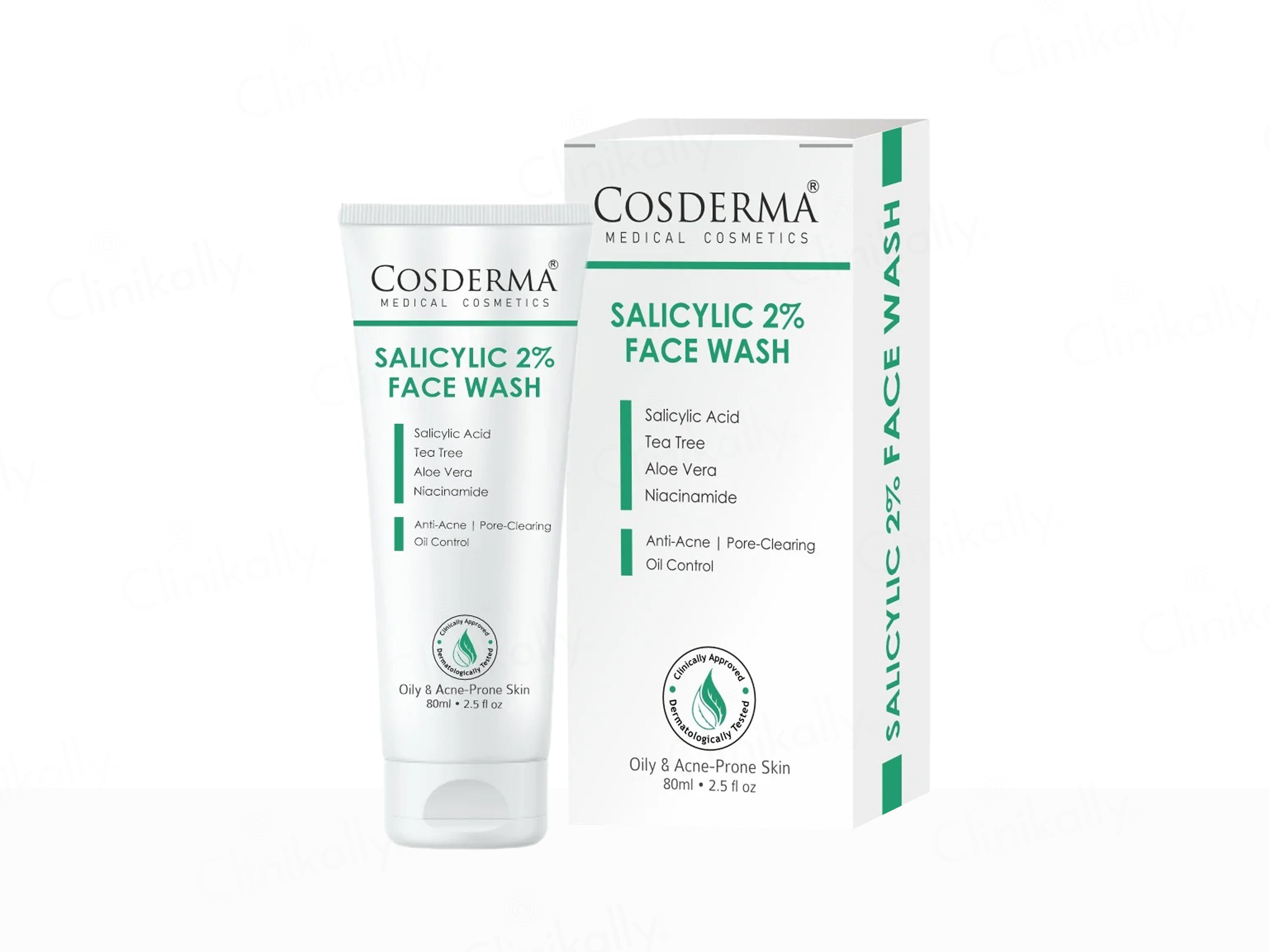 Cosderma 2% Salicylic Acid Pore-Cleansing Anti-Acne Face Wash