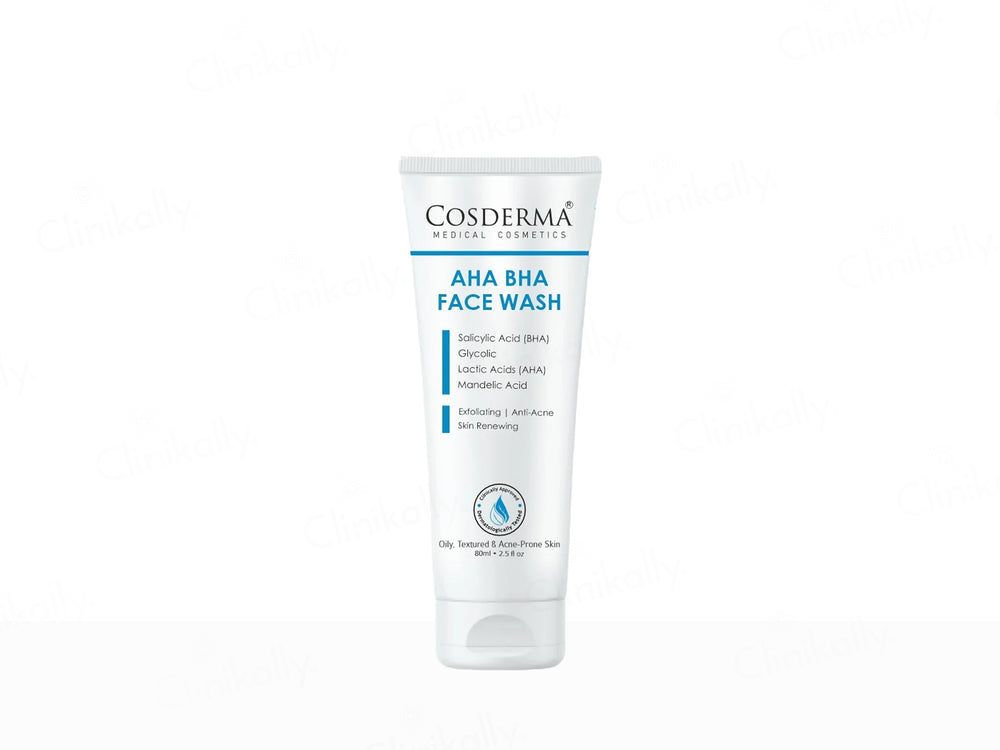 Cosderma AHA BHA Exfoliating Anti-Acne Face Wash