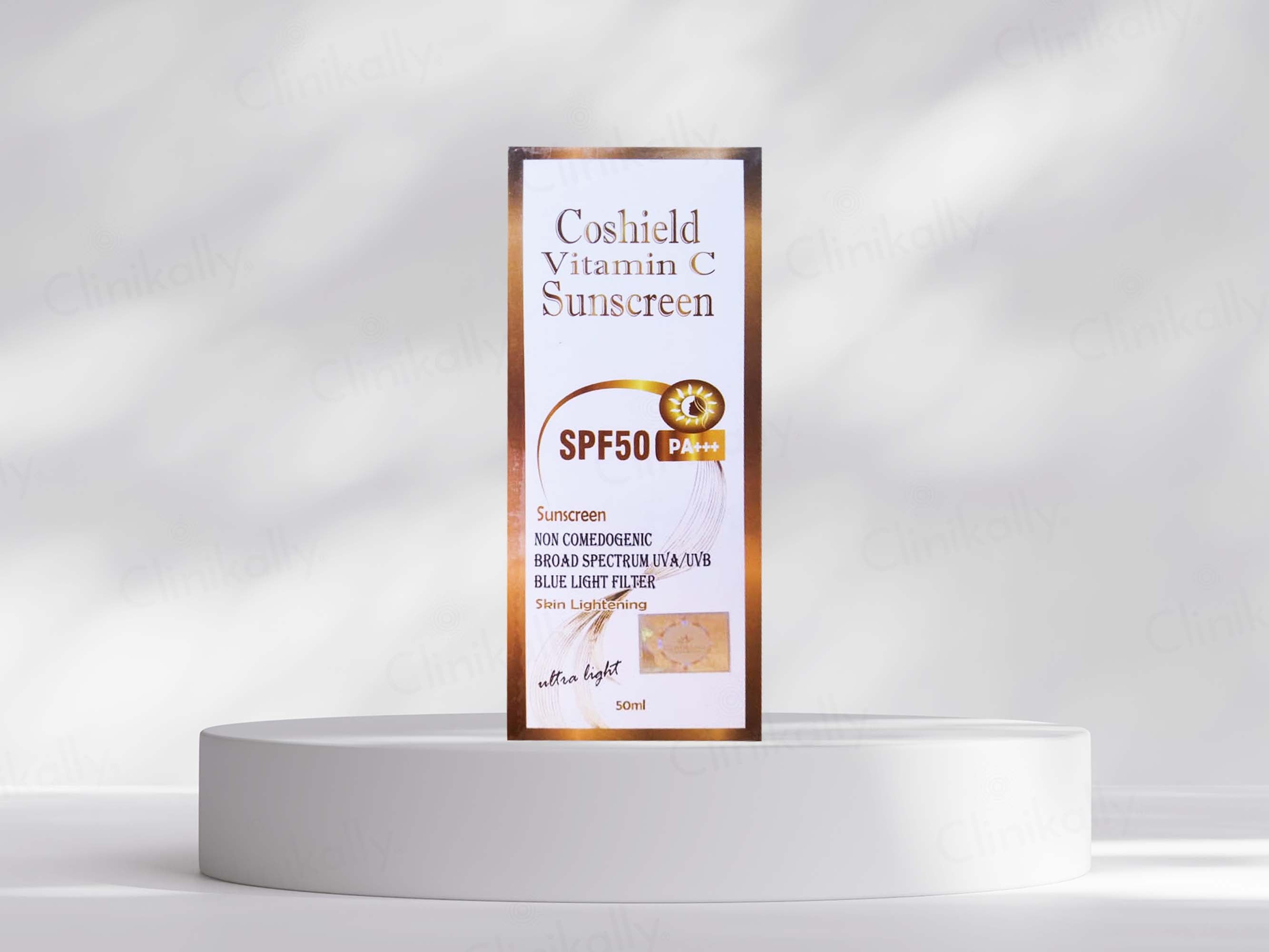Cosderma Coshield Vitamin C Ultra Light Sunscreen Lotion SPF 50 PA+++