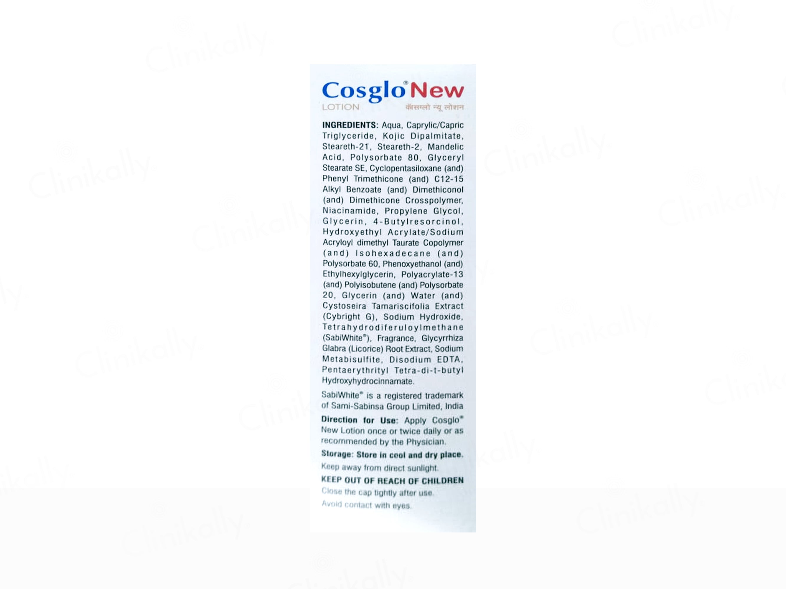Cosglo New Skin Brightening Lotion