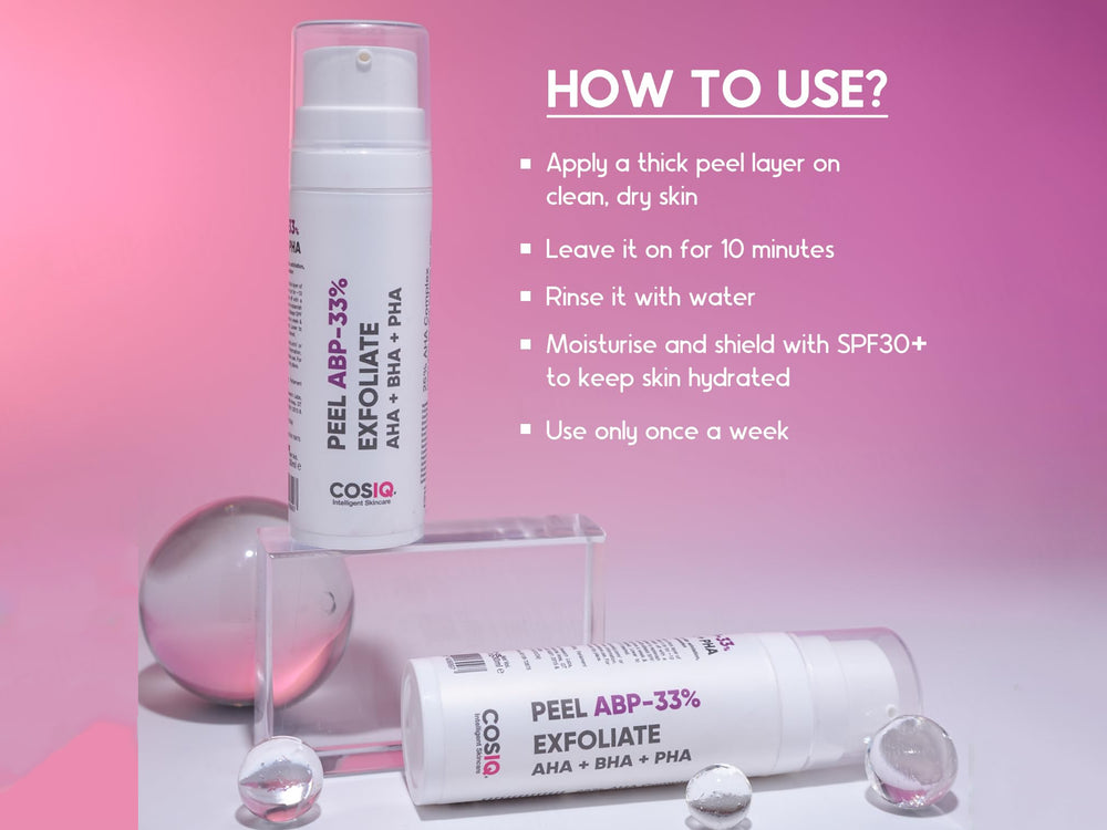 CosiQ ABP-33% AHA + BHA + PHA Strong Exfoliating Peeling Solution