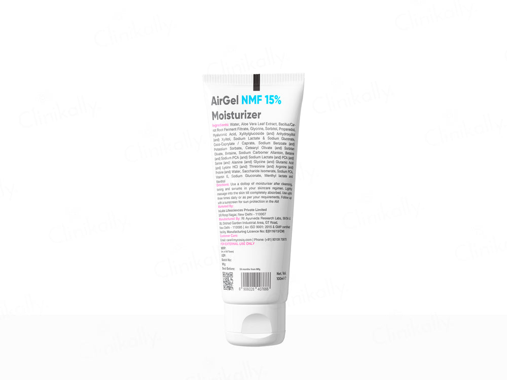 CosiQ AirGel NMF 15% Moisturiser Gel For Normal to Oily Skin