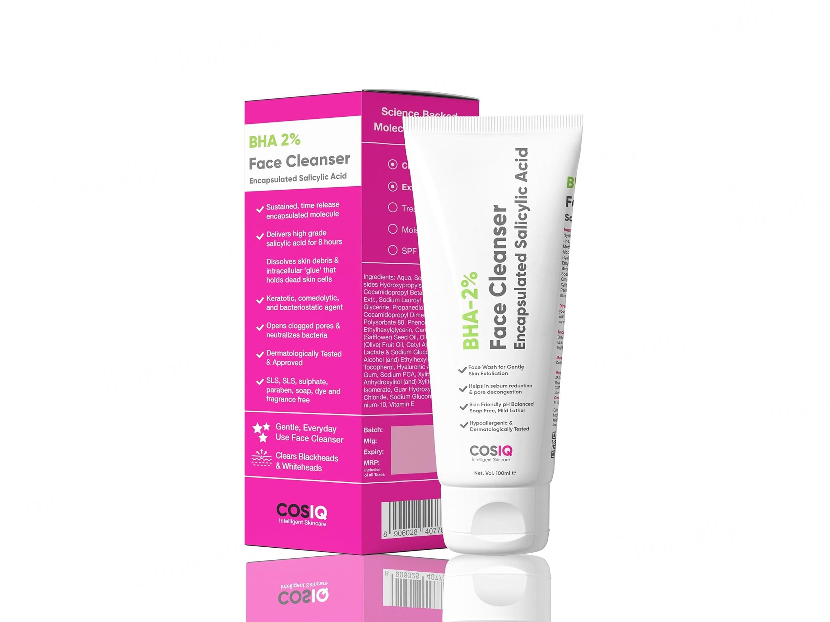 CosiQ BHA-2% Encapsulated Salicylic Acid Face Cleanser