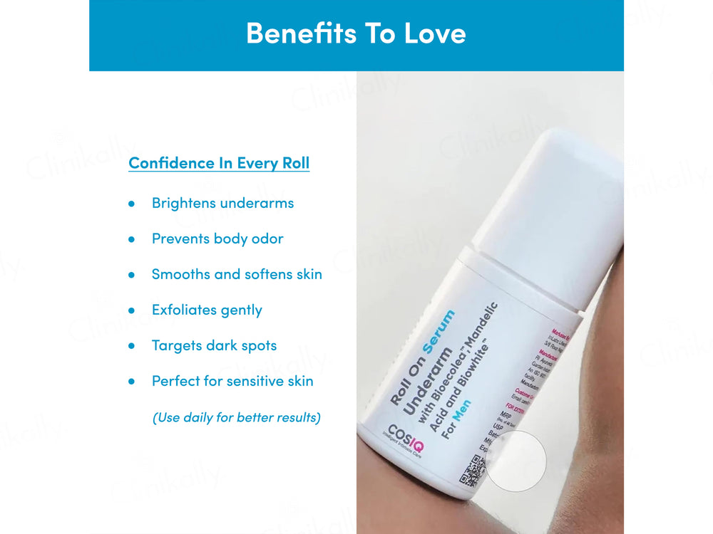 CosiQ Underarm Roll-On Serum For Men