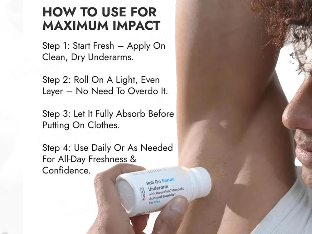 CosiQ Underarm Roll-On Serum For Men