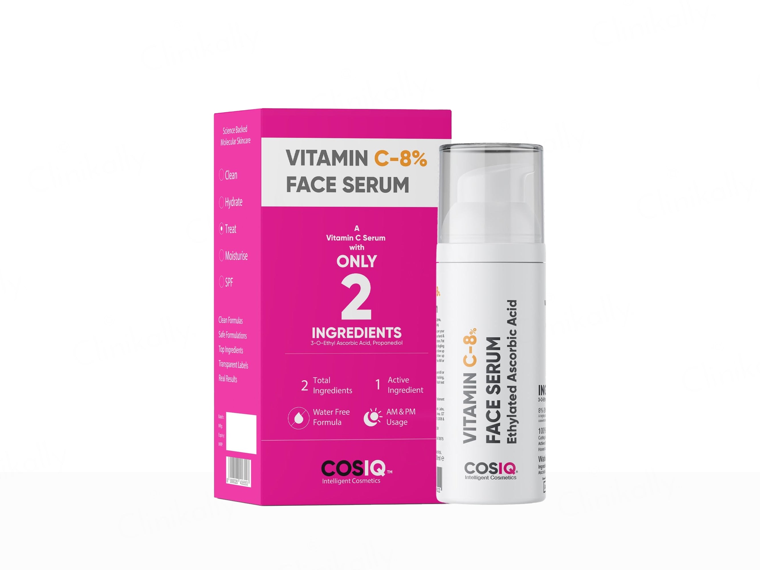 CosiQ Vitamin C-8% Ethylated Ascorbic Acid Face Serum