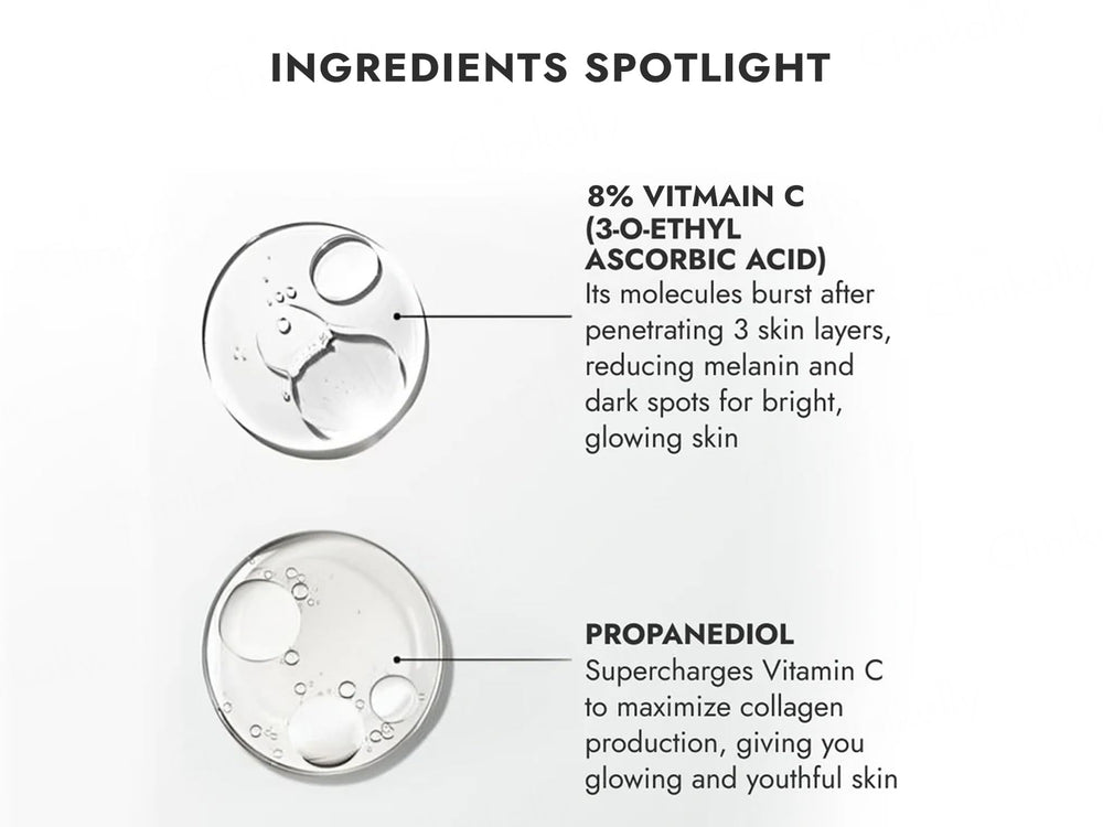 CosiQ Vitamin C-8% Ethylated Ascorbic Acid Face Serum