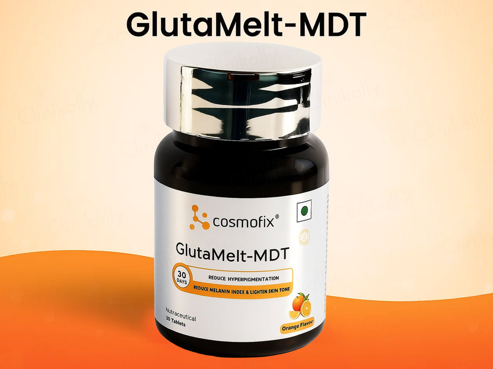 Cosmofix Glutamelt-MDT Nutraceutical Tablet - Orange Flavour