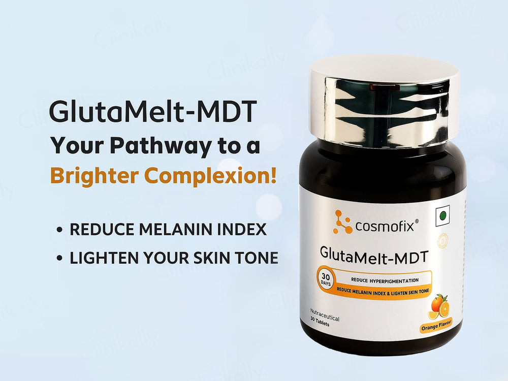 Cosmofix Glutamelt-MDT Nutraceutical Tablet - Orange Flavour