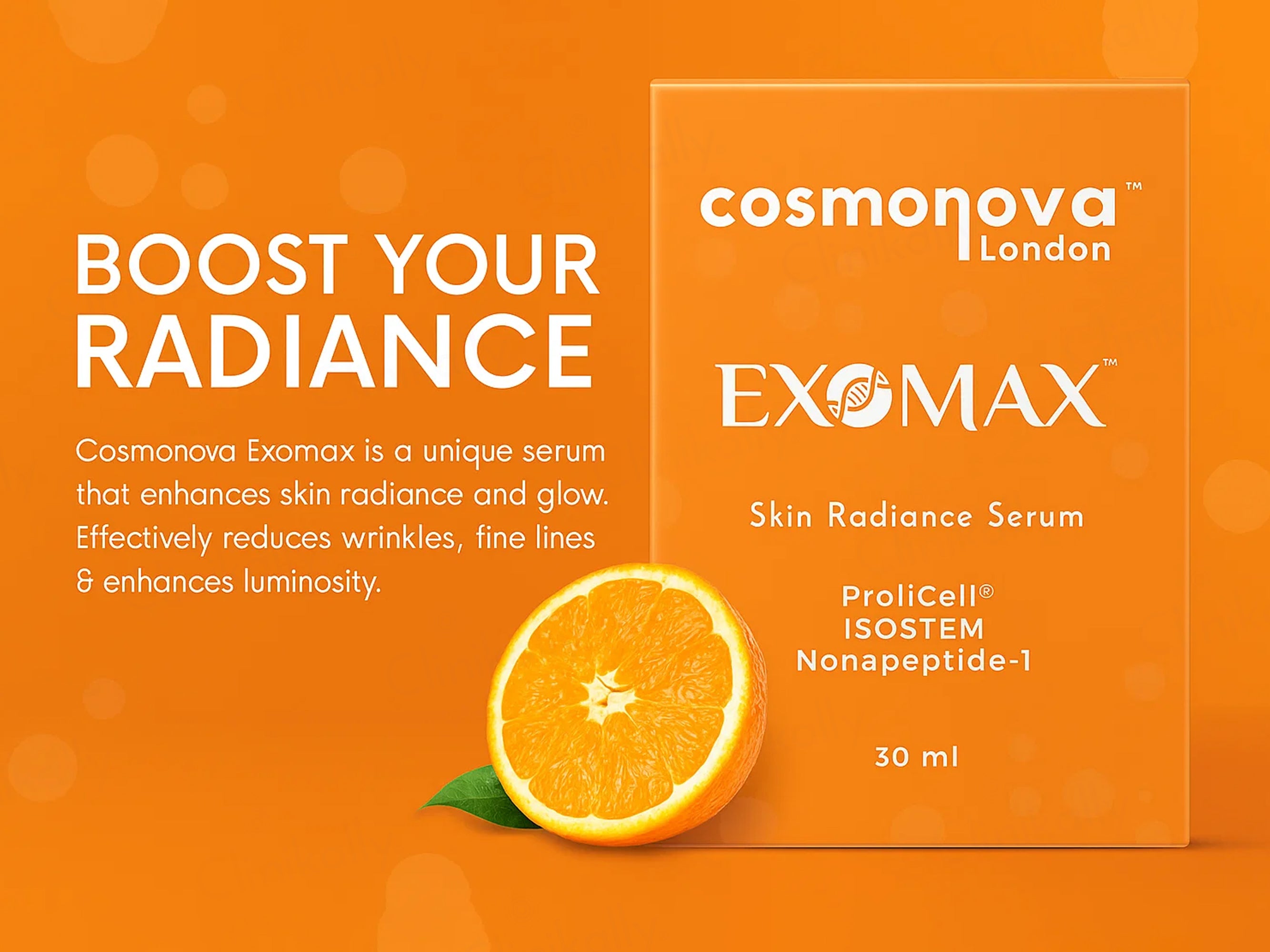 Cosmonova Exomax Skin Radiance Face Serum