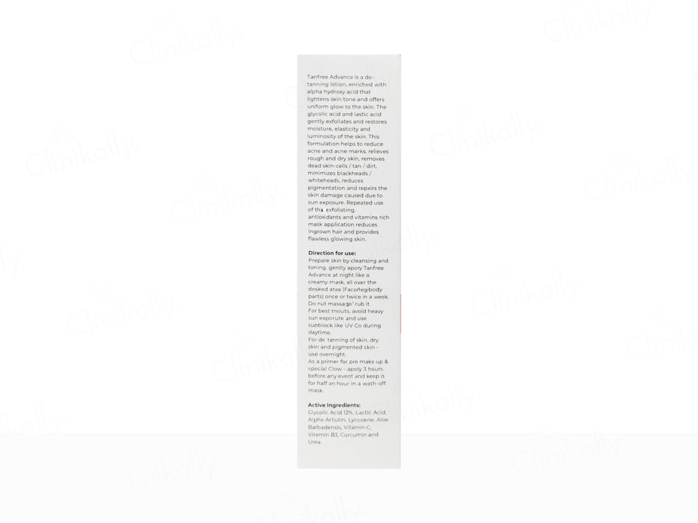 Cosmonova Tanfree Advance De-Tanning Lotion