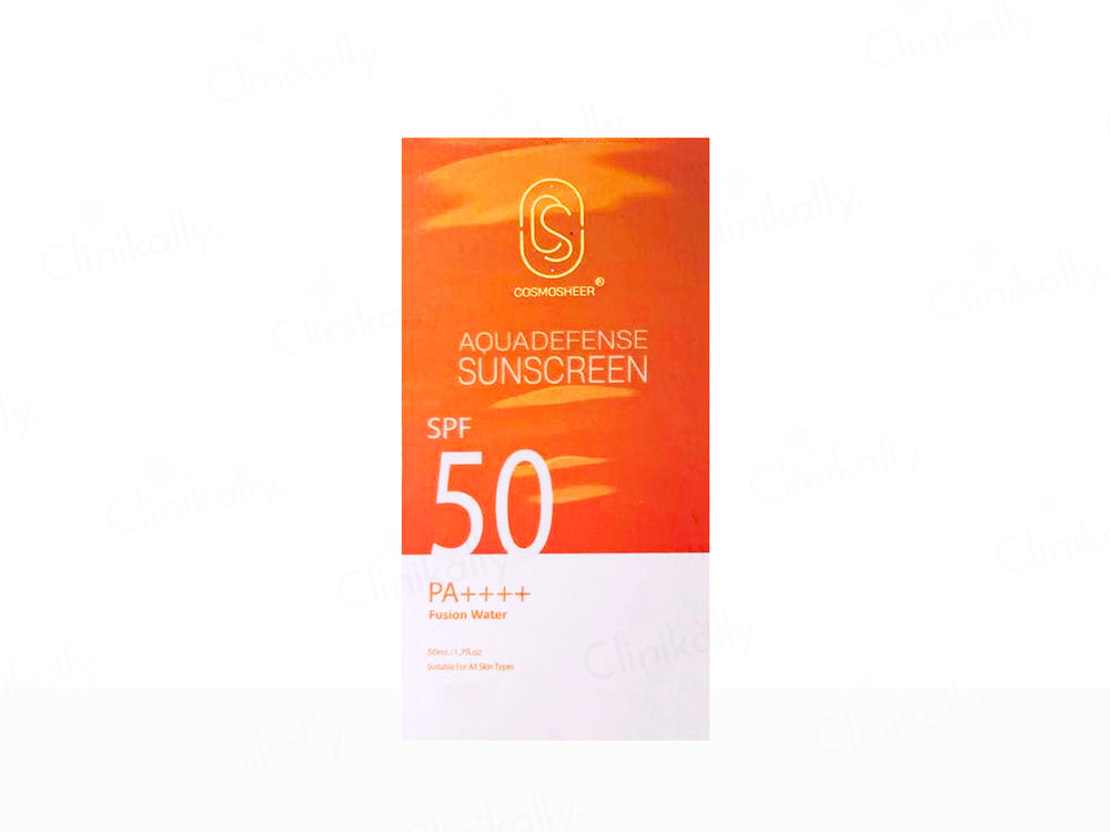 Cosmosheer Aquadefense Fusion Water Sunscreen SPF 50 PA++++