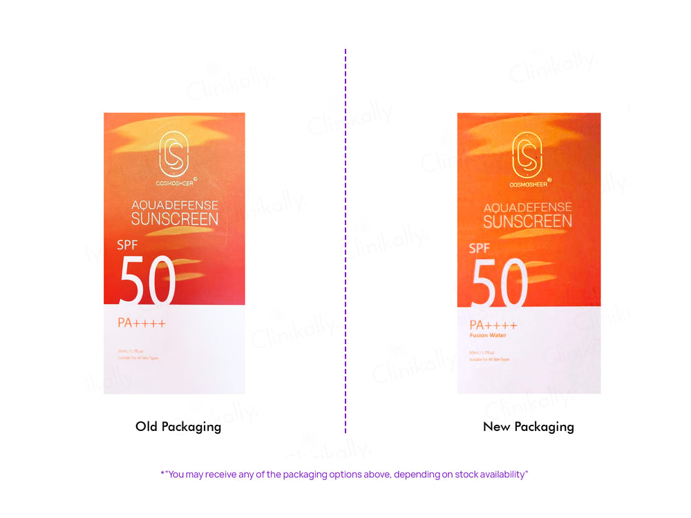 Cosmosheer Aquadefense Fusion Water Sunscreen SPF 50 PA++++