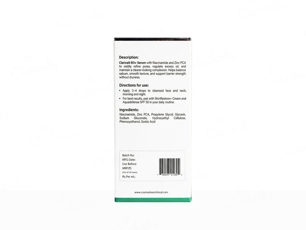 Cosmosheer Clinical Claricell-B3+ Serum